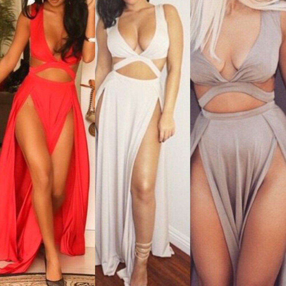 Beautiful Slit Maxi Dress